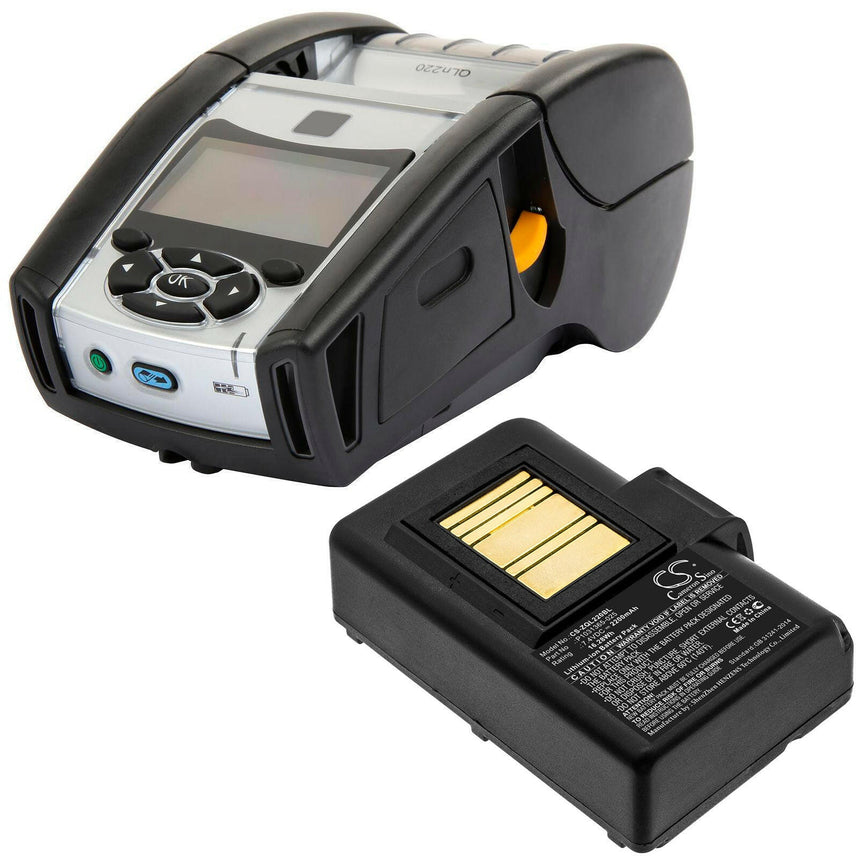 Zebra Portable Printer Battery CS-ZQL220BL Li-ion